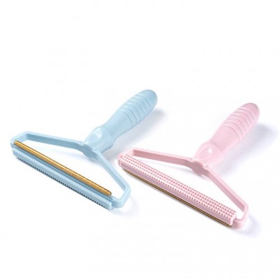 T156 Portable Lint Remover Pet Hair Remover Brush Manual Lint Roller Sofa Clothes Cleaning Lint Brush Fuzz Fabric Shaver Brush